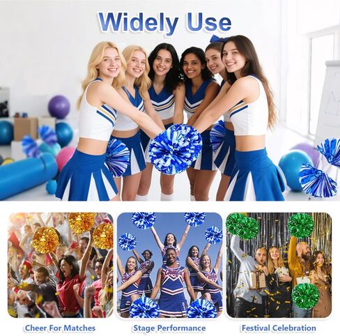 Hlonon 2 PCS POMS POMS و CHEERLEADER Sports Dance Cheer البلاستيك بومس بومس الهتاف للفريق الرياضي هتاف روح الروح in Kuwait