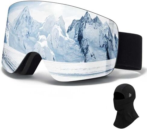 VCOROS Snowboard Ski Goggles Men Women Frameless Anti Fog OTG Snow Goggles Skating Skiing Snowmobile Detachable Lens in Saudi Arabia