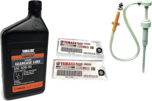yamaha الأصلي yamalube acc-gearl-ub-qt marine lower unit ungare lube yamalube oem-kit with pump and gckets in Saudi Arabia