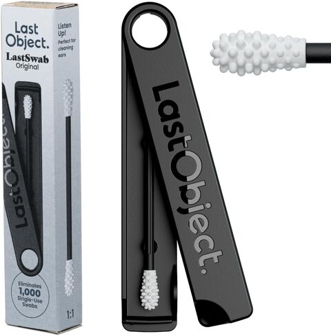 LastSwab® Reusable Cotton Swabs for Gentle and Eco-Friendly Beauty Routines - The Sustainable Alternative to Single-Use Q Tips - Zero Waste & Easy to Clean - Comes with a Convenient Travel Case Holder in Saudi Arabia