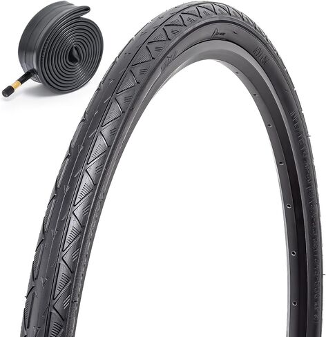 700x35C (37-622) Bike Tire 700C Bicycle tire and 700x35/43 AV48mm Bike Tube Suitable for 700 x 35C City/Road Folding Replacement Bike Tire (Single) in Saudi Arabia