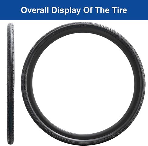 700x35C (37-622) Bike Tire 700C Bicycle tire and 700x35/43 AV48mm Bike Tube Suitable for 700 x 35C City/Road Folding Replacement Bike Tire (Single) in Saudi Arabia