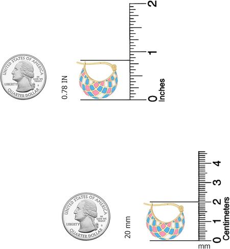 LeCalla 925 Sterling Silver Circular Hoop Earrings for Women | High Polish Bold Statement Hoops Jewelry Gift for Her | Round Disc Click-Top Hoop Earrings Gifts for Her Girlfriend Wife 30MM in Saudi Arabia