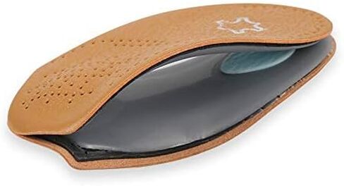3/4 Leather Orthotic Inserts with Metatarsal Pad, Arch Support Insoles Shoe and Padding at The Heel for Men and Women in Saudi Arabia