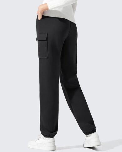 G4Free Flurrylux Joggers for Women Fleece Lined Sweatpants Cotton Cargo Pants Winter Scrubs in Saudi Arabia