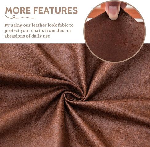 FUANGUI PU Dining Room Chair Covers Slipcovers Set of 4 with 1PC Bench Cover, Waterproof and Stretchable Removable Slipcover for Kitchen, Living Room, Bedroom in Kuwait