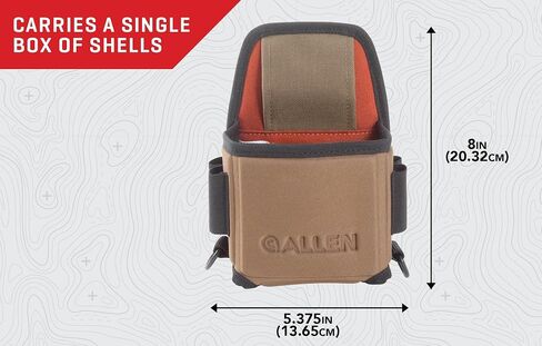 Allen Company Eliminator Basic Double Compartment Shooting Bag , Coffee/Black in Saudi Arabia