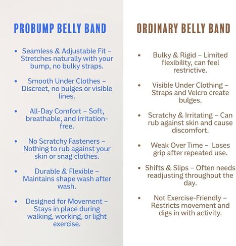 ProBump Maternity Support Belly Band – Breathable, Pregnancy Belly Band for Back, Hip & Pelvic Pain – Postpartum Belly Wrap for C-Section & Natural Birth Recovery – Stay Active & Comfortable, Black - Small in Saudi Arabia