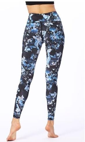High-Waisted Printed Yoga Pants for Women Tummy Control Yoga Pants for Workout Running Athletic in Saudi Arabia