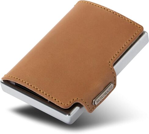Elegance Mini-Wallet and Card Holder Made in Italy (BROWN) in Saudi Arabia