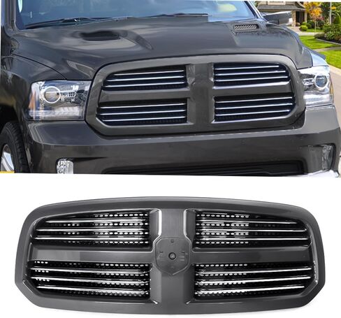 شواية أمامية MIC متوافقة مع 2013-2018 Ram 1500 Big Horn (أبيض ساطع) in Kuwait