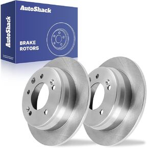 Autoshack الخلفي حفر ودوارات الفرامل المشقوق | استبدال لعام 2009-2012 Hyundai Elantra 2010-2015 TUCSON 2011-2016 KIA Sportage 2.0L 2.4L FWD | المطاطية الإلكترونية | 2-PC مجموعة | Shadowguard in Kuwait