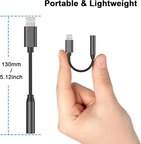 [MFI Certified] 2 Pack Packephone Adapter for iPhone 16 15 ، USB Type C to 3.5mm female jack jack adapter aux audio dongle متوافق مع iPhone 16/16 plus/16 pro/16 pro max/15/15 pro/15 pro max in Saudi Arabia