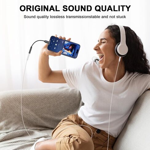 [MFI Certified] 2 Pack Packephone Adapter for iPhone 16 15 ، USB Type C to 3.5mm female jack jack adapter aux audio dongle متوافق مع iPhone 16/16 plus/16 pro/16 pro max/15/15 pro/15 pro max in Saudi Arabia