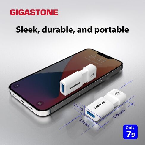 Gigastone Z40 32GB 2-in-1 Dual OTG Flash Drive USB 3.2 Gen 1 ، USB-A & USB-C ، أداء موثوق به ، متين ، تخزين البيانات ، مشاركة الملفات ، النسخ الاحتياطي ، محرك التشغيل ، USB2.0/USB3.0/USB3 .1 واجهة متوافقة in Saudi Arabia