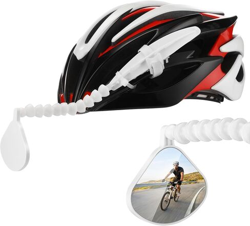 مرآة خوذة الدراجة لركوب الدراجات ، إطلالة خلفية مسطحة قابلة للتعديل بزاوية 360 درجة للخوذة ، مرآة دراجة خفيفة الوزن لركوب الدراجات ، وتناسب الخوذات المتنافسة ، واستخدام طريق المسافات الطويلة MTB ، وملحق سلامة ركوب الدراجات in Saudi Arabia