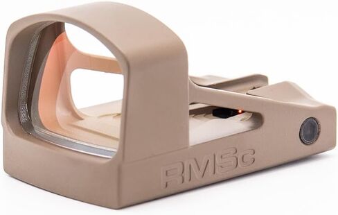 RMSc - Reflex Mini Sight Compact - بصمة RMSc الشهيرة - عدسة واضحة للغاية - شاهد مشارك - مشهد انعكاسي مفتوح - غلاف من الألومنيوم - عدسة EDC/CCW - تشغيل دائمًا - سطوع تلقائي in Kuwait