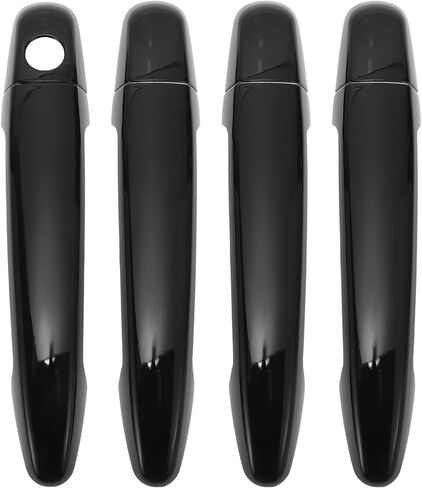 Car Door Handle Cover Trim for Toyota Camry 2007-2011 |Side Door Handle Cover| Durable| 1 Set Carbon Fiber Black in Kuwait