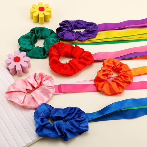 12pcs Rainbow Dance Ribbons, Dancing Children Ribbon Wrist Hand Held Rhythm Streamers for Kids Dancer Gymnastics Dance Performance Decorations and Artistic Movement Play (Multicolor) in Kuwait