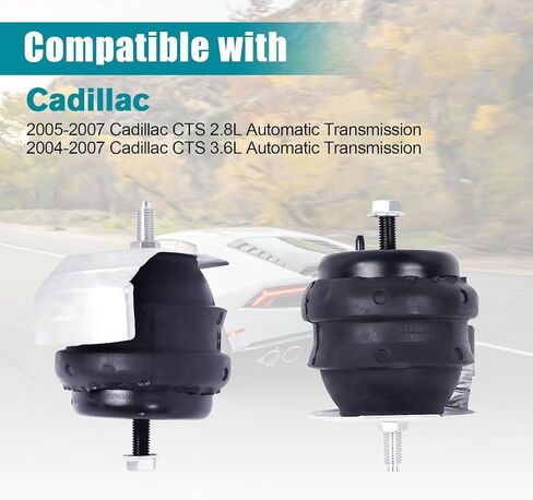 Engine Motor & Transmission Mount Kit 5pcs Compatible with Fits 2003-2007 Volvo XC70/S80 2.5L 2003-2006 XC90 2.5L Replace A4003 A4038 A4003 A4001 A7084 in Kuwait