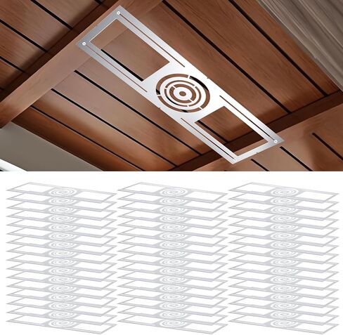 24 حزمة صفيحة تصاعد بناء جديدة مع 2/3/3.75/4/5/6 بوصة ثقب دائري متماثل ل 6 من نوع من النوع المسطح شريان الويفر في القوس ، LED راحة يمكن للإضاءة الإضاءة in Kuwait