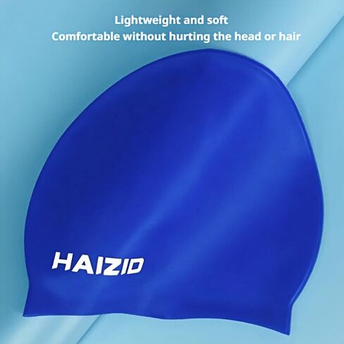 Adult Swim Caps, Silicone Waterproof Comfortable Swimming Cap for Women and Men, Lightweight and Comfortable in Saudi Arabia