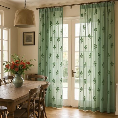 Tegeme 2 Panels Pink Bow Sheer Curtains 84 Inches Long Embroidered Voile Curtains Decorative Coquettish Sheer Shades Pink Faux Linen Semi Window Decor for Home Party Office in Saudi Arabia