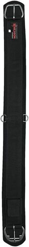 HILASON Western Horse Felt Lined Straight Saddle Cinch Girth with Stainless Steel Buckle Black in Saudi Arabia