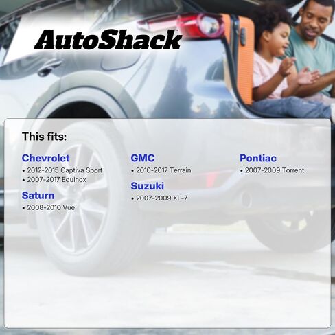 Autoshack خلفية فرامل السيراميك مجموعة السائق واستبدال جانب الركاب لسيارة بونتياك سوزوكي XL-7 شيفروليه Captiva Sport 2007-2017 Equinox 2010-2017 GMC Terrain 2008-2010 Saturn Vue SCD1275 in Saudi Arabia