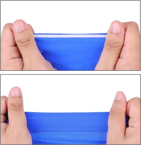 Fabric Swimming Cap for Women Pleated Swim Hat Breathable Bathing Shower Cap Solid Color Chemo Turban Hat in Saudi Arabia