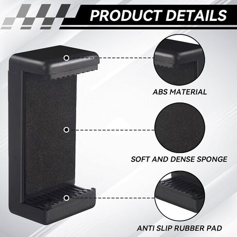 Universal Tripod Cell Phone Holder, Adjustable Phone Mount for Tripod, Dual Cell Phone Tripod Mount Adapter, 360 Rotatable, Fits All Smartphone (2-Position) in Kuwait