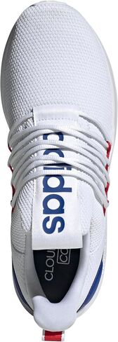 Adidas Men's Lite Racer Adapt 7.0 Sneaker ، White/Better Scarlet/Lucid Blue ، 10 in Saudi Arabia