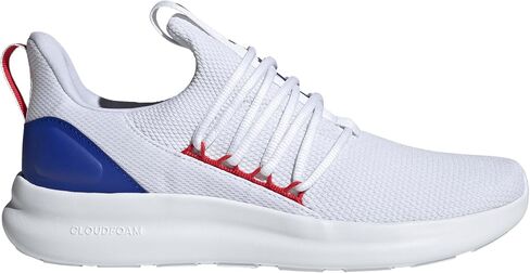 Adidas Men's Lite Racer Adapt 7.0 Sneaker ، White/Better Scarlet/Lucid Blue ، 10 in Saudi Arabia
