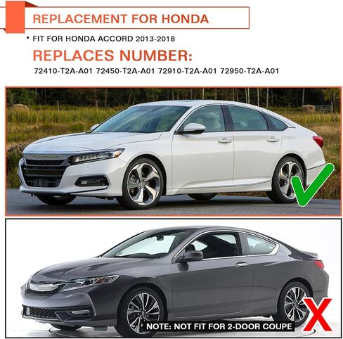 ACLONG 2PCS Roof Molding Drip Weatherstrip Compatible with Toyota Tundra Crew Cab/Crewmax 2007-2020 Left Right Side Car Roof Moulding Trim Seal Kit Replace 75552-0C060 75551-0C060 (Not Fit Double Cab) in Kuwait