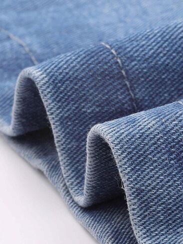 Agnes Orinda Plus Size Denim Overall Dress for Women Sleeveless V Neck Denim Jumper Dress with Pocket in Saudi Arabia