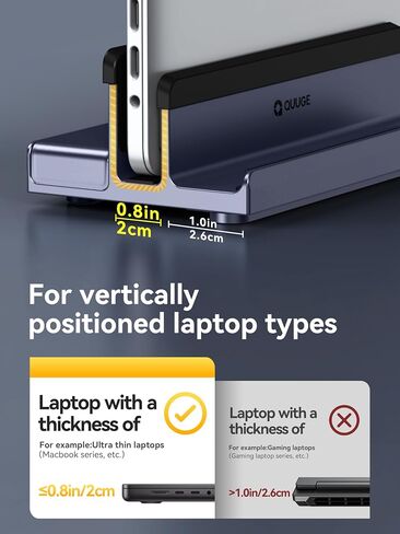 محطة إرساء الكمبيوتر المحمول Stand STAND DUAL 4K Monitor: Quuge USB C Docking Station مراقبة مزدوجة للكمبيوتر المحمول ، 2 HDMI (4K@120Hz) ، 2 منافذ USB3.0 ، 100W PD ، RJ45 Ethernet ، Universal Laptop Stand USB C Dock in Kuwait