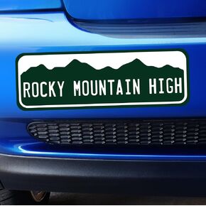Large - Colorado Rocky Mountain High Bumper Sticker in Saudi Arabia