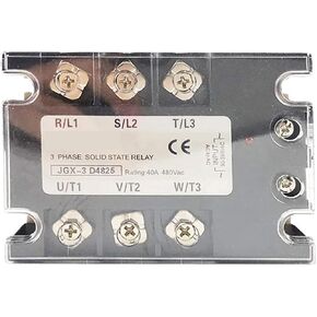 3 مراحل DC-AC 10A 25A 40A DA 60A 80A 100A 200A ثلاث مراحل SSR 3-32V DC التحكم 24-480V AC مرحل الحالة الصلبة SSR JGX-3 D4840(100DA) in Kuwait