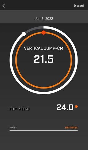 Jawku JUMP - Clip, Sensor & Downloadable App - Train, Track, and Measure Your Vertical Jump (Includes Sensor) in Saudi Arabia