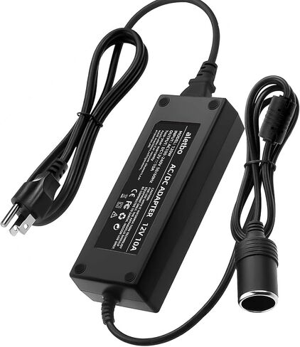 محول AC إلى DC 110V إلى 12 فولت ، محول 10A 120W ، مقبس ولاعة السجائر 12 فولت إلى الجدار لثلاجة السيارة ، نفخ الإطارات ، نظافة فراغ ، مبرد عديمة الفائدة in Kuwait