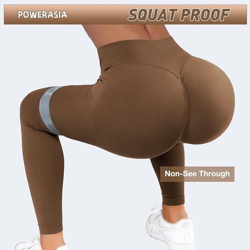 Impact Hidden Scrunch Butt Leggings for Women Mid Low Waist Gym Workout Legging Tummy Control Booty Lifting Yoga Pants in Saudi Arabia