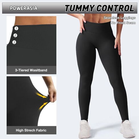 Impact Hidden Scrunch Butt Leggings for Women Mid Low Waist Gym Workout Legging Tummy Control Booty Lifting Yoga Pants in Saudi Arabia