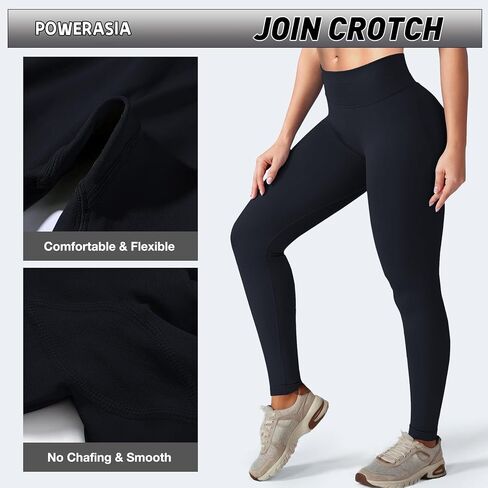 Impact Hidden Scrunch Butt Leggings for Women Mid Low Waist Gym Workout Legging Tummy Control Booty Lifting Yoga Pants in Saudi Arabia