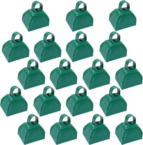 15 Pack 3 Inch Black Metal Cowbells -Cowbells Noise Makers Hand Percussion Cow Bells Loud Cowbells with Handle for Sports Games,Weddings and Parties in Saudi Arabia