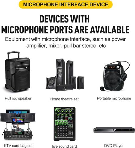 D Debra Wireless Microphone UHF Cordless Handheld Dynamic with Rechargeable Receiver and 30 Adjustable Frequency for Karaoke Singing, Wedding, DJ, Party, Speech, Church, Class Use, 200ft (PU-12H-01) in Saudi Arabia