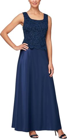 Alex Evenings Women's Two Piece Mother of The Bride Dress with Lace Jacket (Petite and Regular Sizes), Ice Sage, 12 in Saudi Arabia