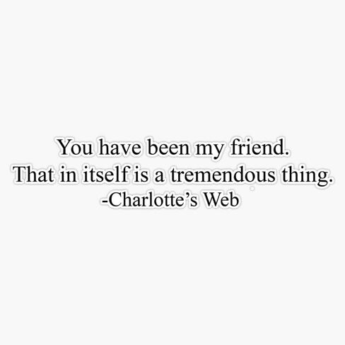 Charlotte'S Web Quote Bumper Sticker Vinyl Decal 5" in Saudi Arabia