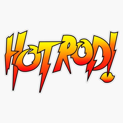 Magnet Rowdy Roddy Piper Hot Rod - Rowdy Roddy Piper Hot Rod Trending - They Live - Hidden Messages Magnetic Vinyl Sticker 5" in Saudi Arabia