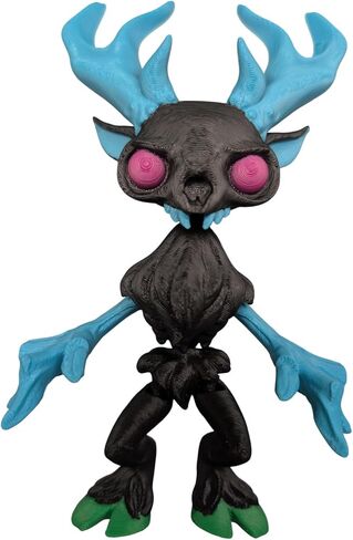 Articulated Wendigo Figurine – Cryptid Desk Fidget for Teens & Adults – Stress Relief & Collectible – Poseable Mythology Horror Collectible – 3D Printed in Canada in Saudi Arabia