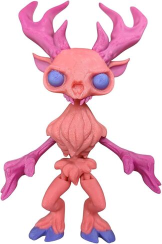 Articulated Wendigo Figurine – Cryptid Desk Fidget for Teens & Adults – Stress Relief & Collectible – Poseable Mythology Horror Collectible – 3D Printed in Canada in Saudi Arabia